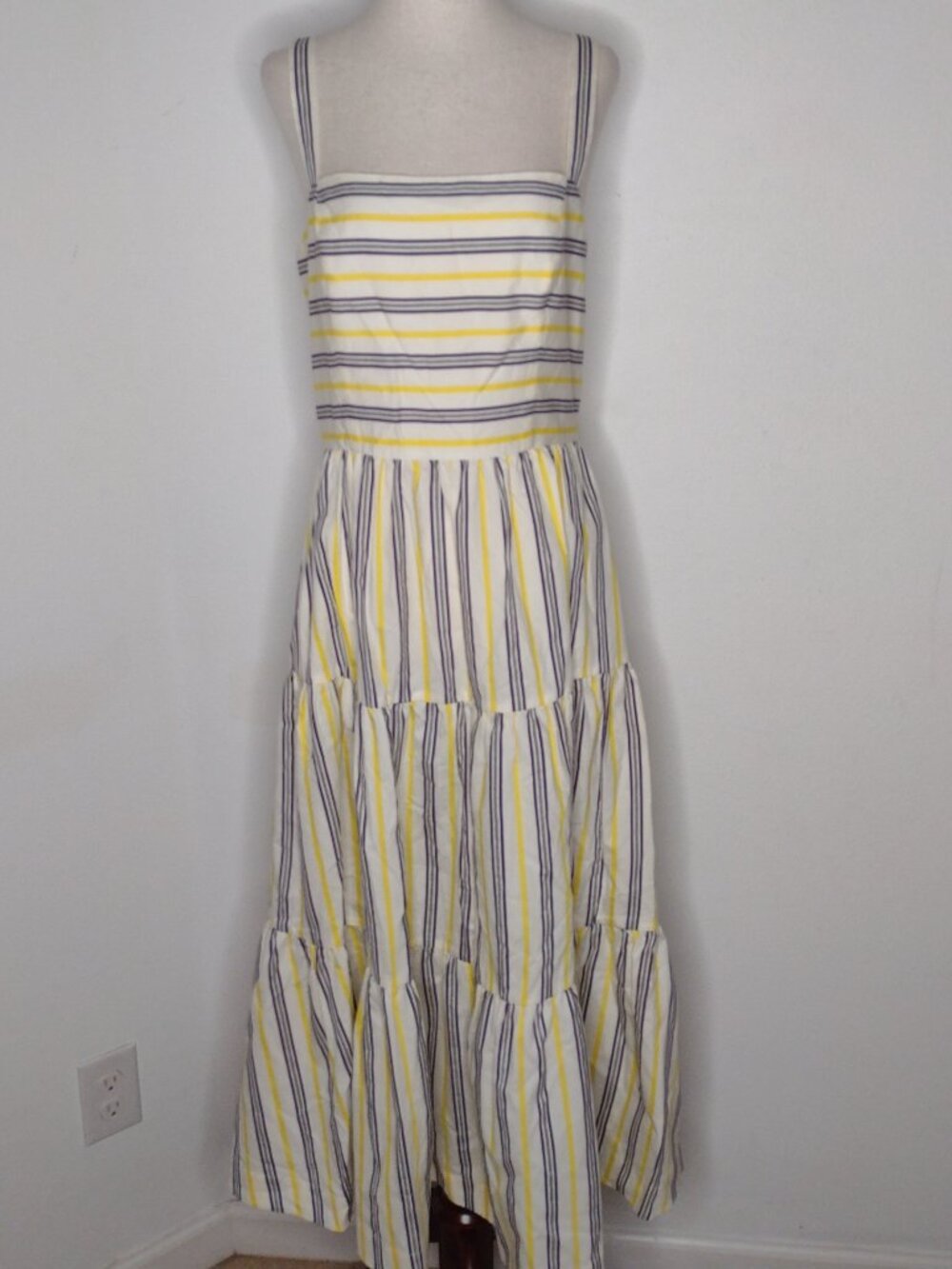 NWT Jason Wu Women's White/Yellow/Black Dress Size 8